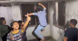 Vandalism at Bangabandhu Memorial Museum