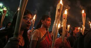 Students march with torches, demand justice for Magura rape victim