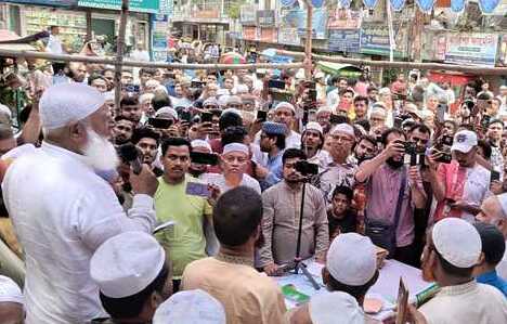 Jamaat Ameer observed mass contact programme at Mirpur in capital