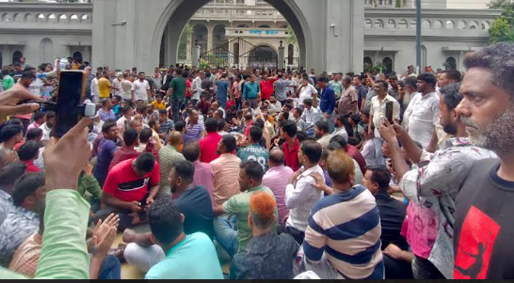 Protests demand Ishraque Hossain’s mayoral swearing-in