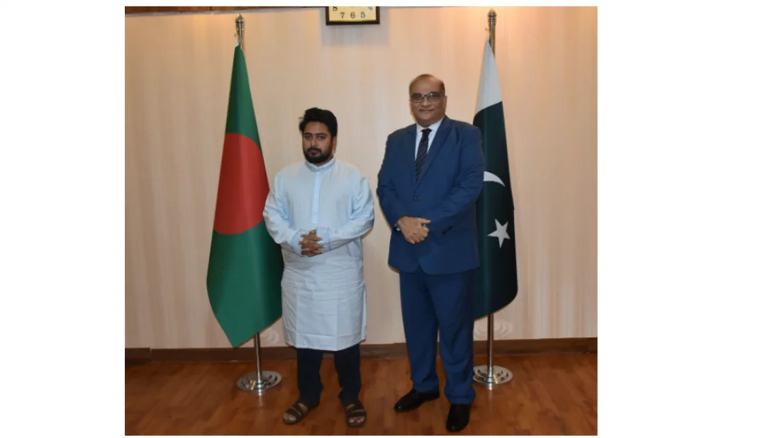 Nahid meets Pakistan high commissioner