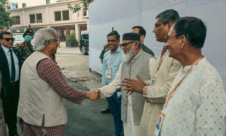 We are all members of one family, says  Chief Adviser at Dhakeshwari Temple