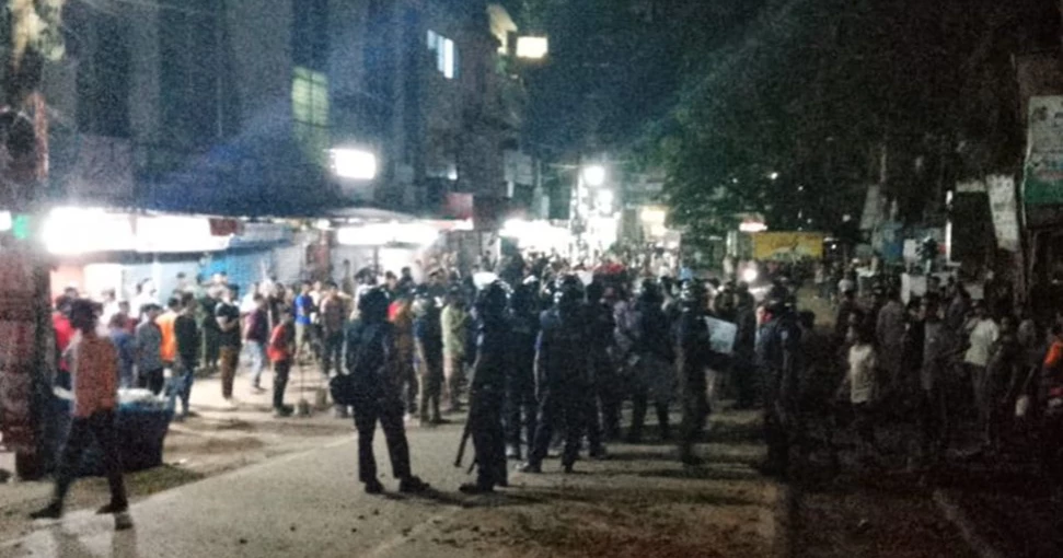 Clashes between BNP supporters in Sylhet's Bishwanath