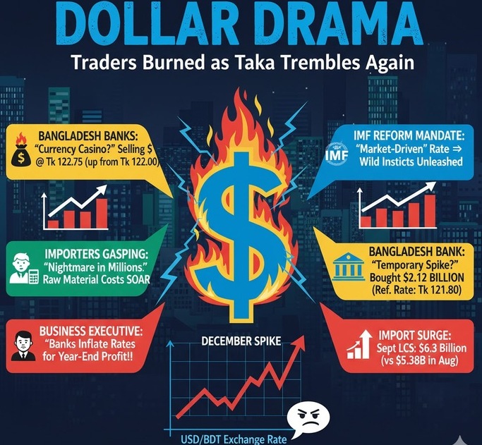 Dollar Drama: Traders Burned as Taka Trembles Again