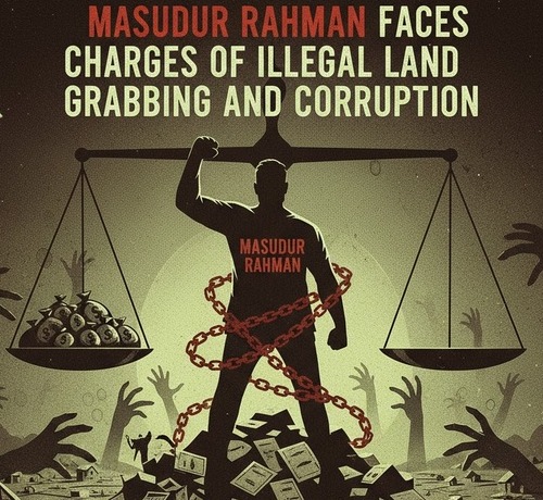 Allegations Against Masud: Grabbing of Temple Land and Government Property