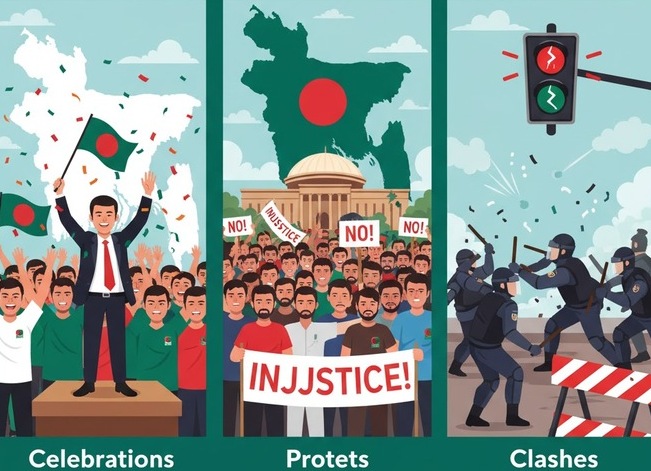 BNP Candidate Announcements Spark Celebrations, Protests and Clashes Across Bangladesh