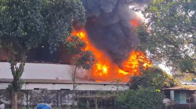 Fire at Coil Factory in Gazipur Brought  Under Control After Over Three Hours