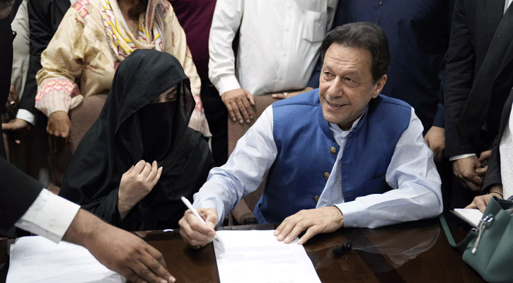 Imran Khan, Bushra Bibi jailed for 17 years