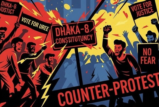 Tensions Escalate in Dhaka-8 Constituency