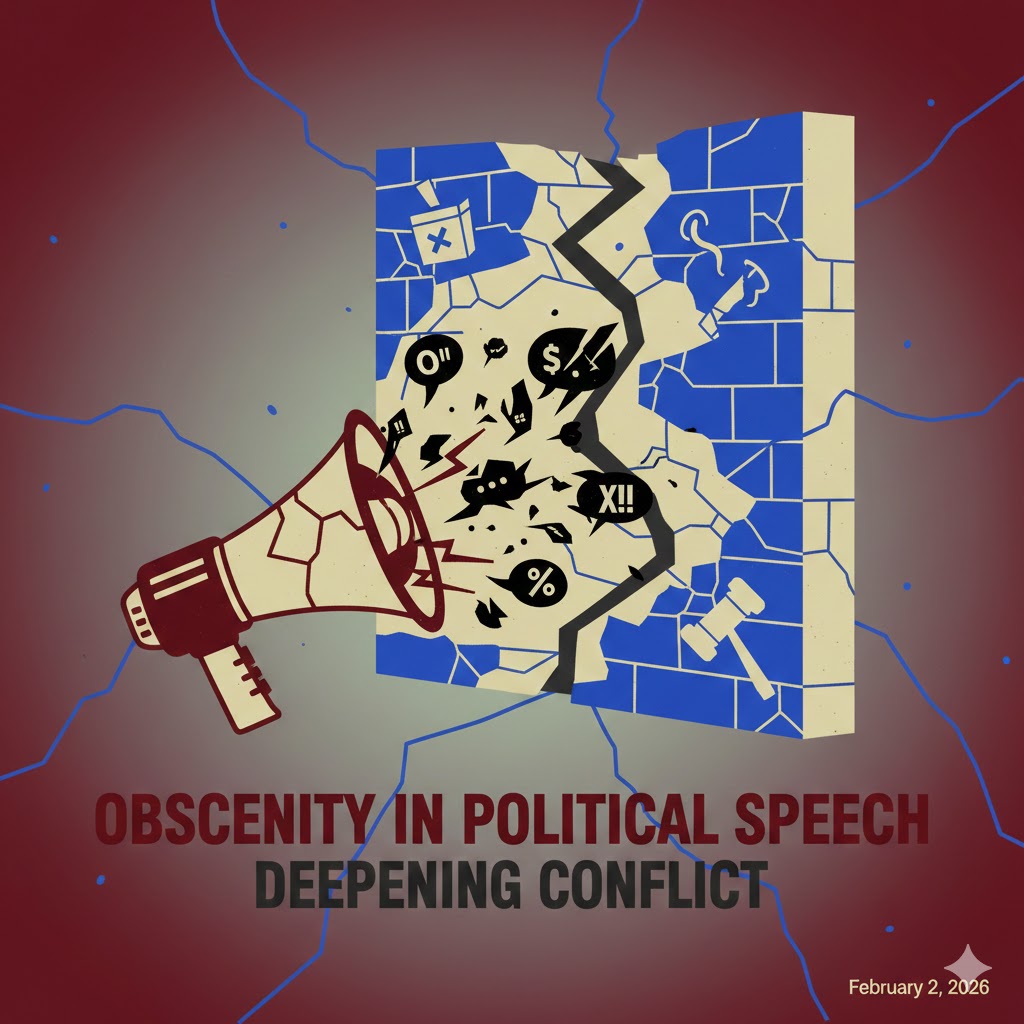 Obscene Political Rhetoric Deepens Political Tensions