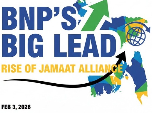 BNP Holds Big Lead as Jamaat-Led Alliance Gains Ground