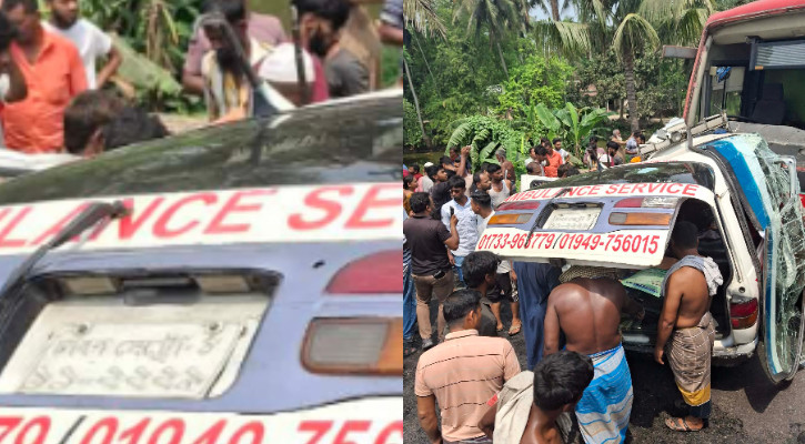 5 killed as bus, ambulance collide in Faridpur
