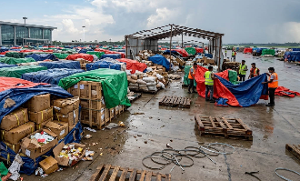 Crores Worth of Imported Goods Left to Rot Under Open Sky at Dhaka Airport